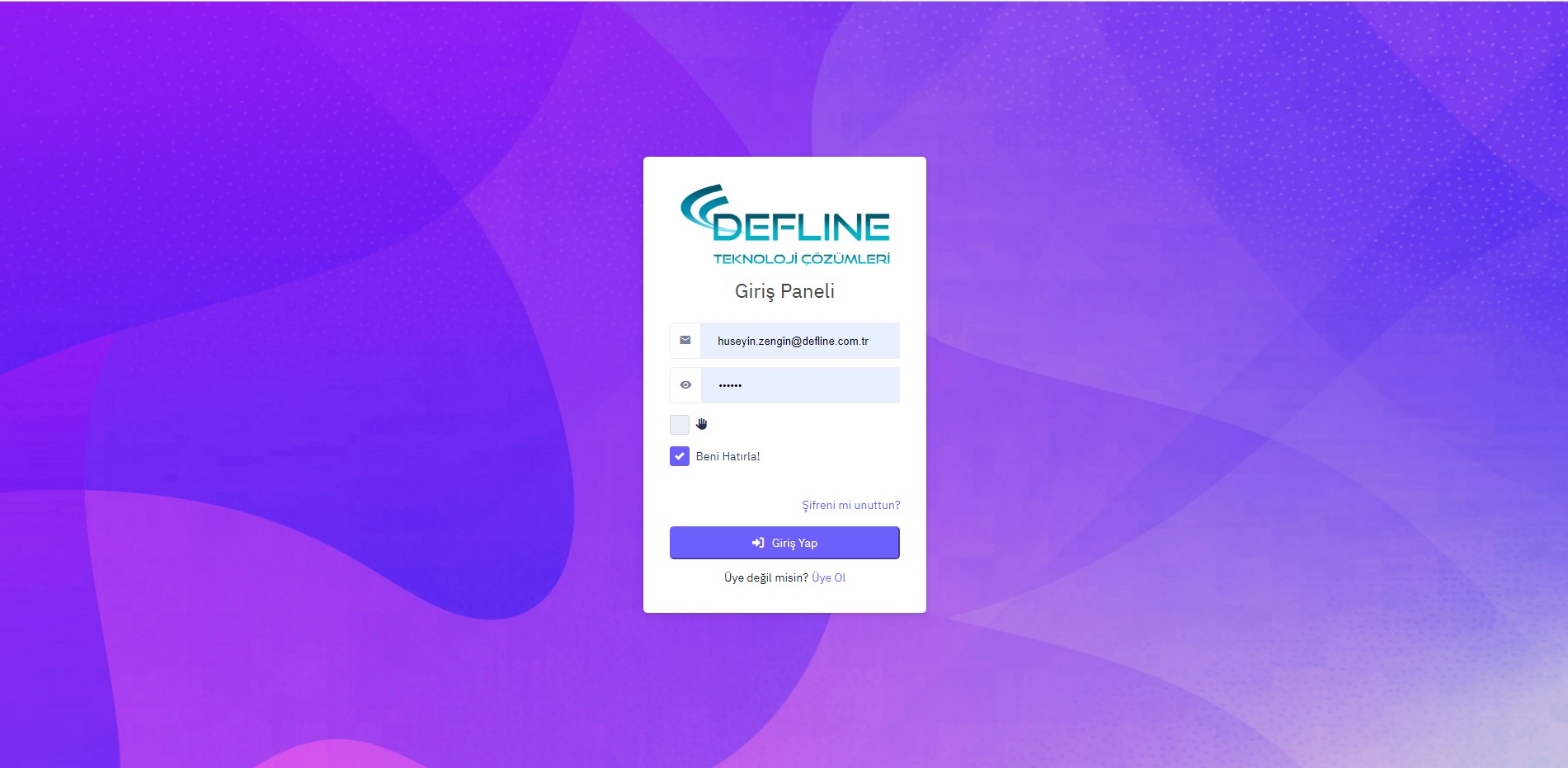 Defline Teklif Portalı